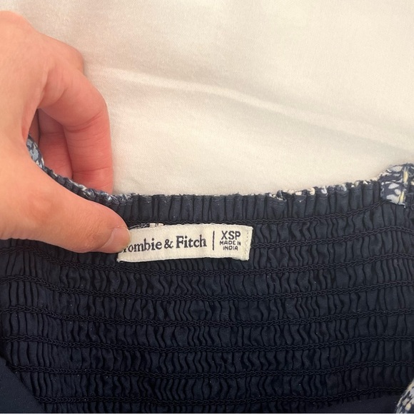 Abercrombie Blue Ditsy Floral Mini Dress - Picture 5 of 5